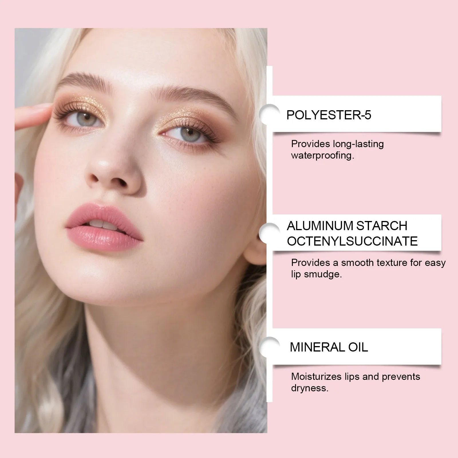 Colour rendering lip liner in Bean Pink shade with packaging dimensions 2x1.5x14.5 cm