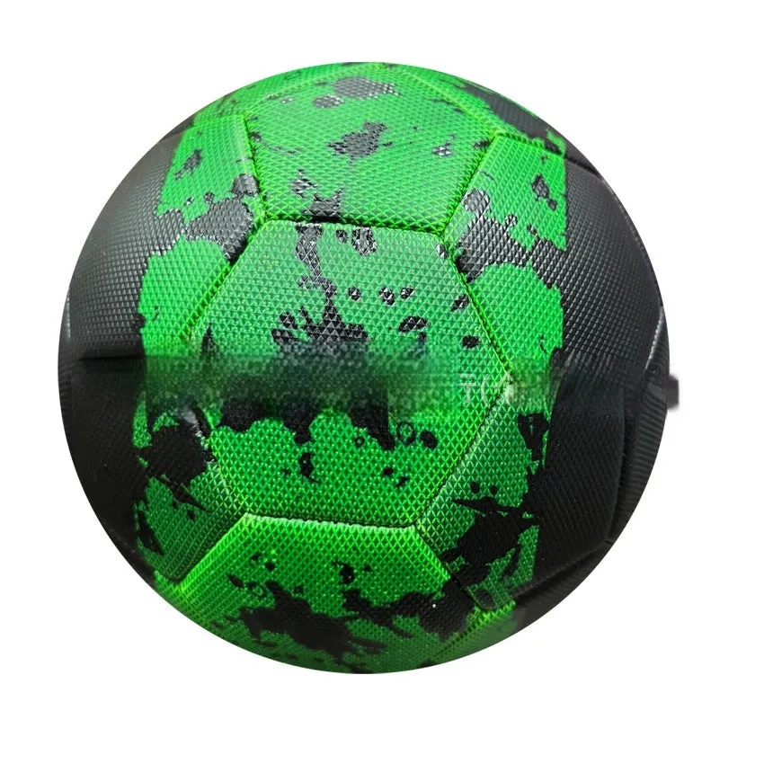 No 5 Training Competition Student Football PVC Machine Sewing Children Ball for Football Hiking Camping in Red Black Black Blue Black Green Red Blue Colour Options