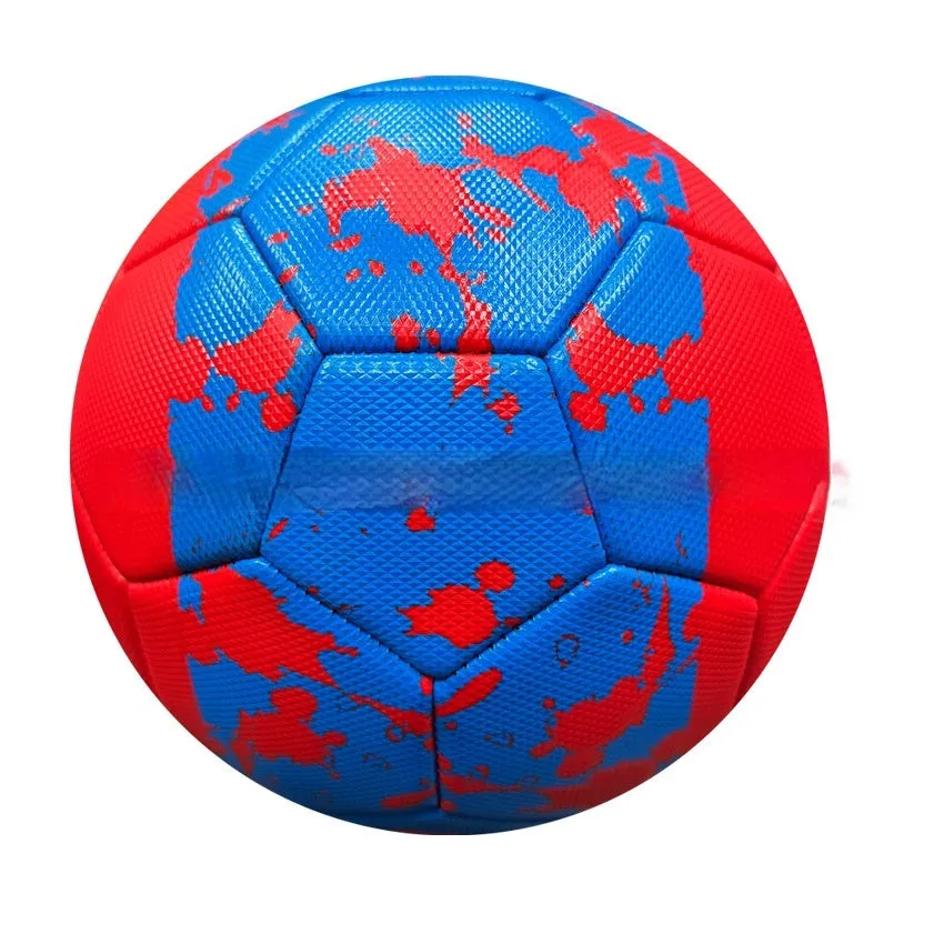 No 5 Training Competition Student Football PVC Machine Sewing Children Ball for Football Hiking Camping in Red Black Black Blue Black Green Red Blue Colour Options