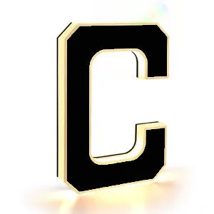 Waterproof self-luminous acrylic LED house number DIY ornament accessory in electroplated finish