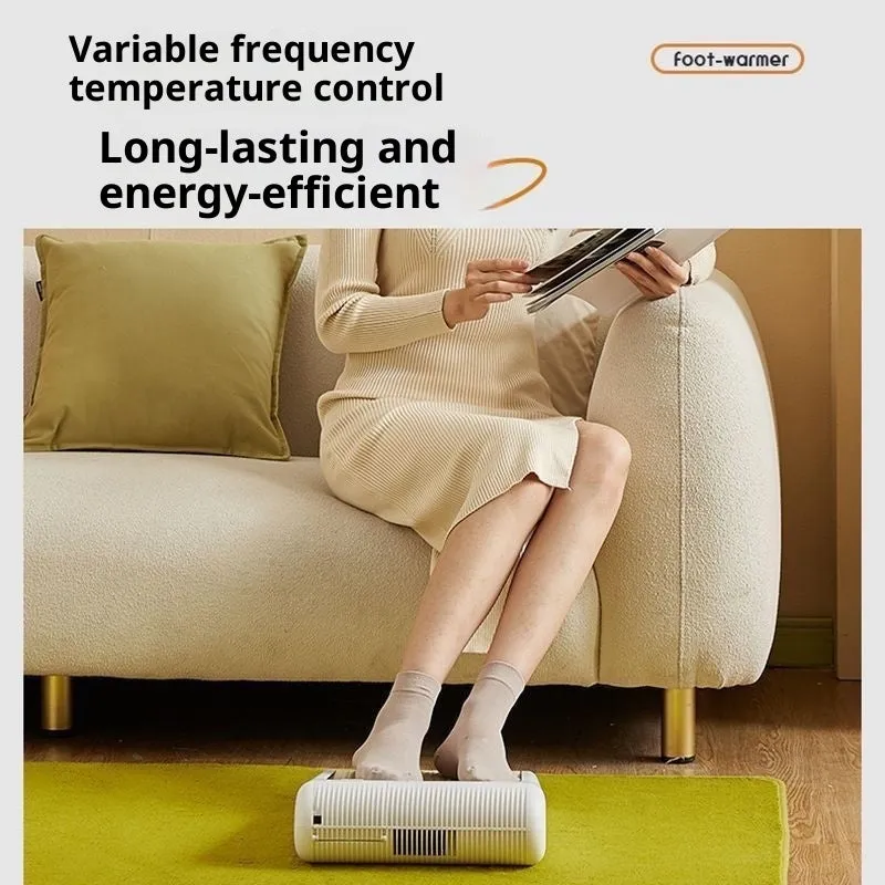 Smart Frog USB foot warmer and shoe dryer in warm white colour with mechanical button