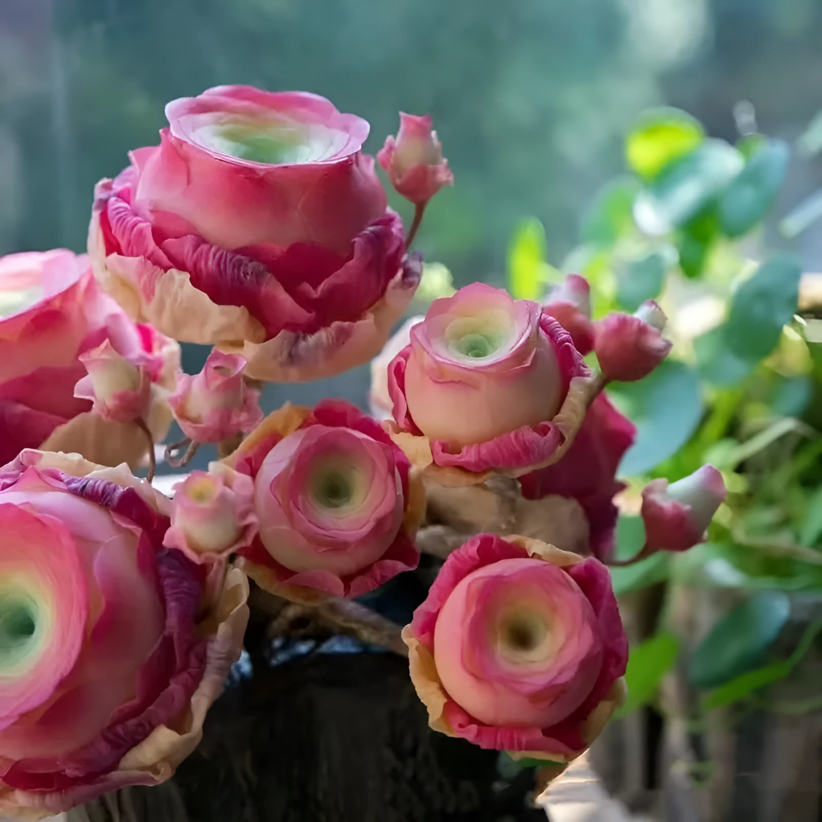 Mountain Rose succulent seeds in mixed colour styles for home gardening