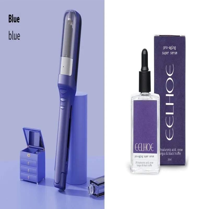 Nicotinamide 30ml hair ends trimmer in neutral packaging with beige bottle and accessories