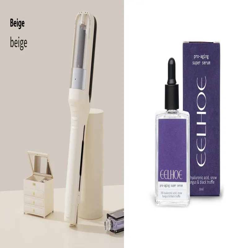 Nicotinamide 30ml hair ends trimmer in neutral packaging with beige bottle and accessories