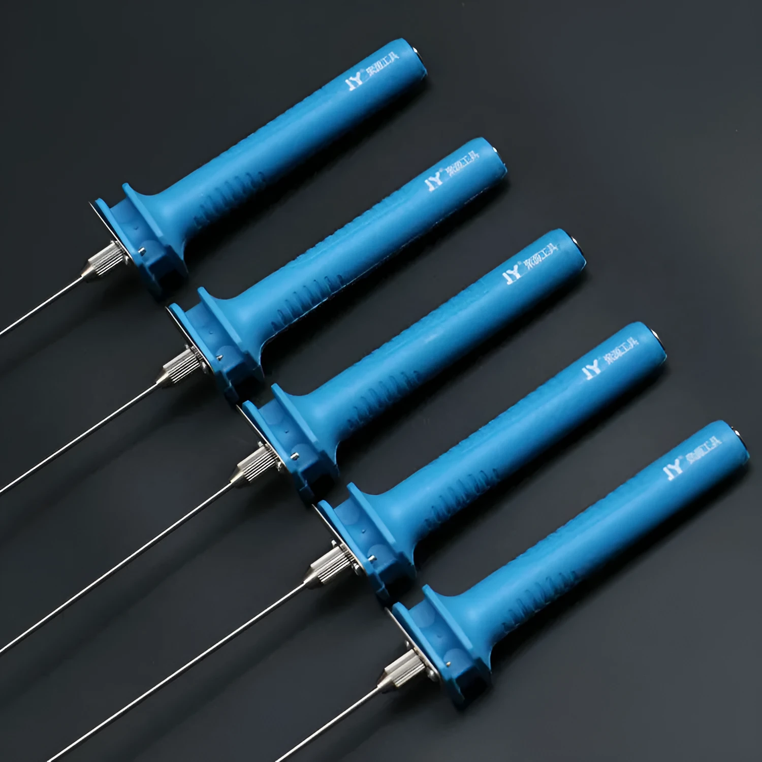Blue electric heating cutter pen with plastic handle for foam and pearl cotton cutting
