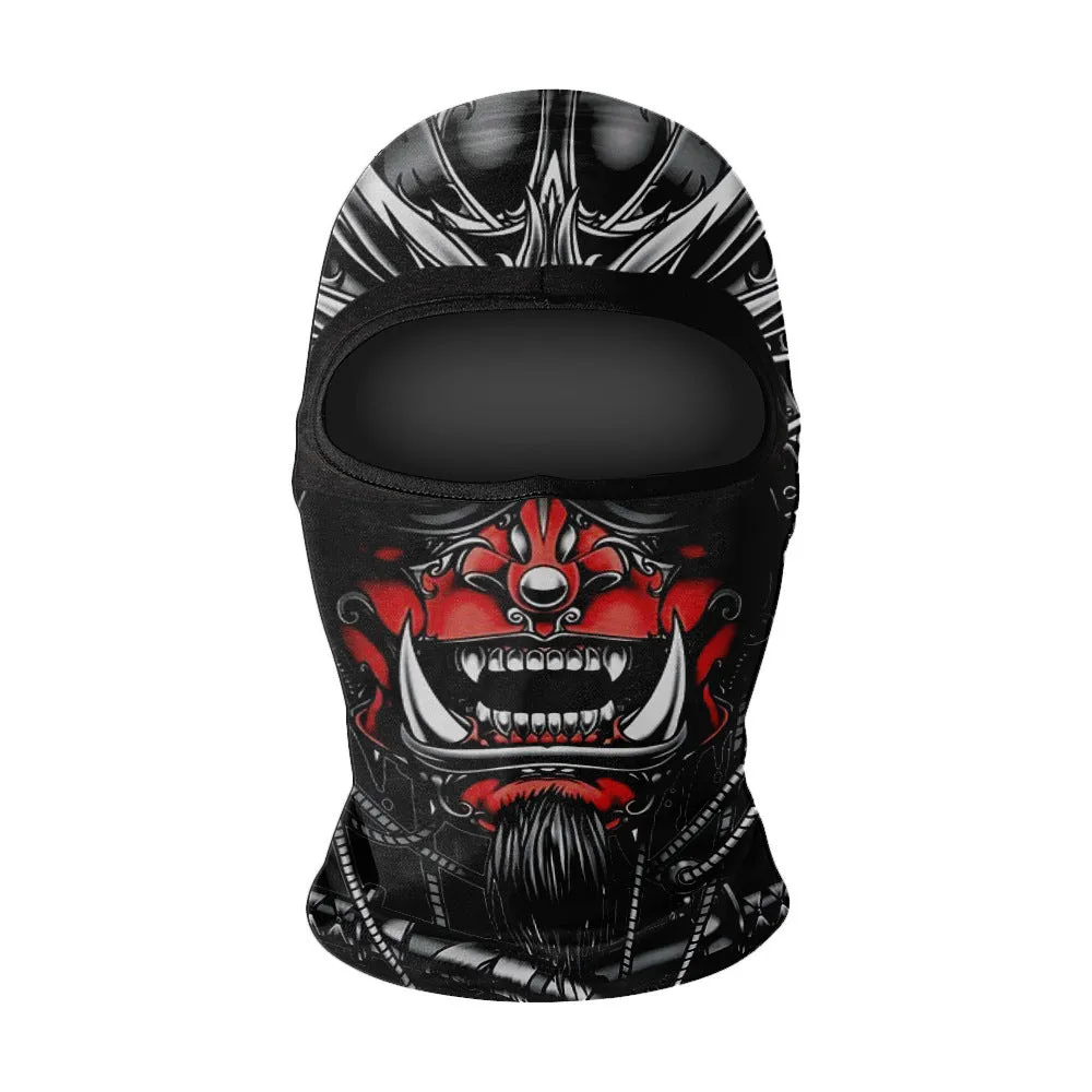 Motorcycle skull ice silk windproof sunscreen face mask in NK colour option