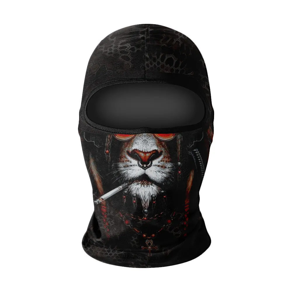 Motorcycle skull ice silk windproof sunscreen face mask in NK colour option