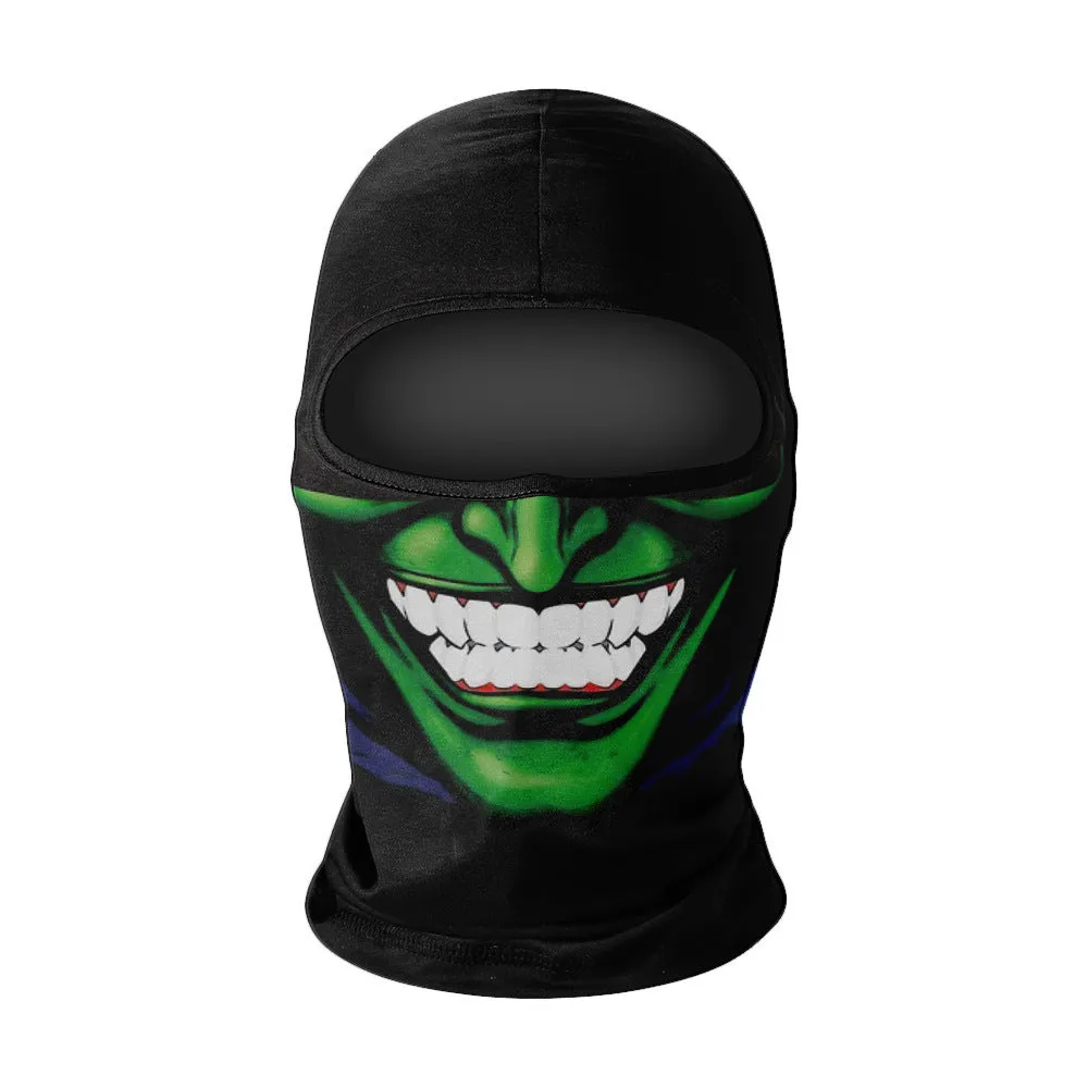 Motorcycle skull ice silk windproof sunscreen face mask in NK colour option