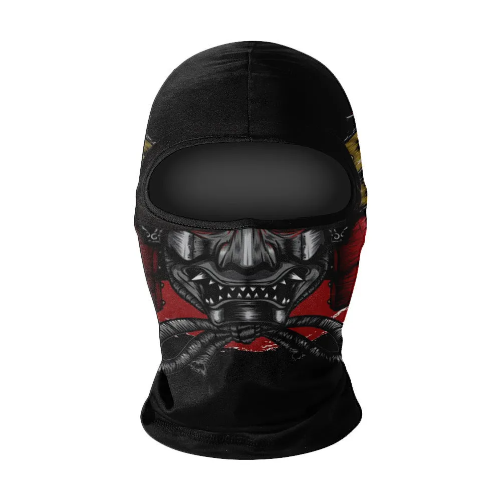 Motorcycle skull ice silk windproof sunscreen face mask in NK colour option