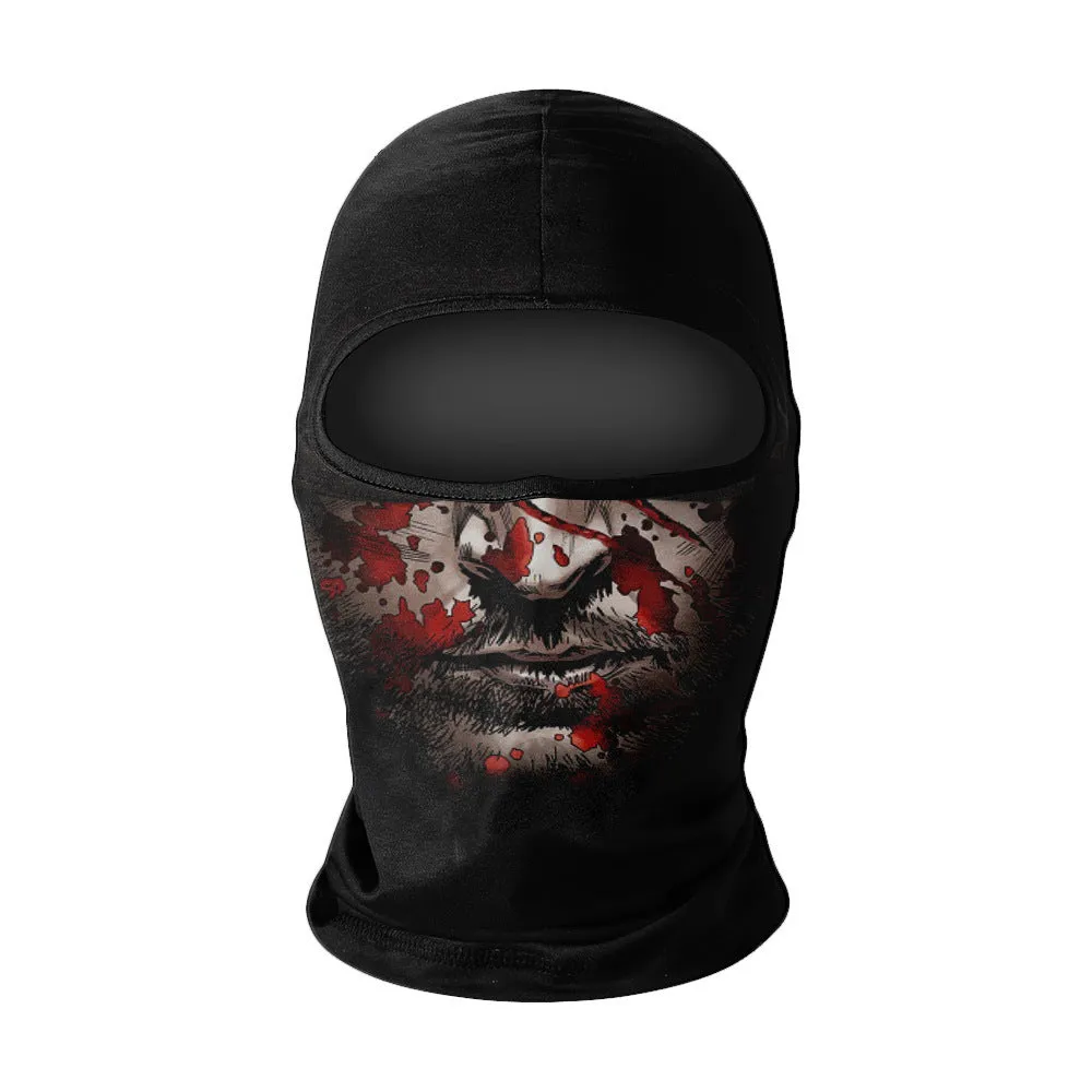 Motorcycle skull ice silk windproof sunscreen face mask in NK colour option