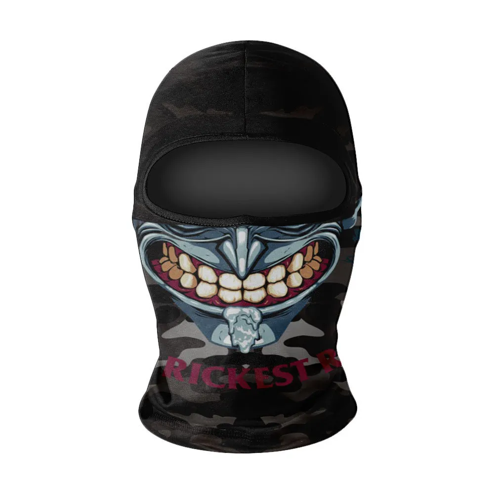 Motorcycle skull ice silk windproof sunscreen face mask in NK colour option