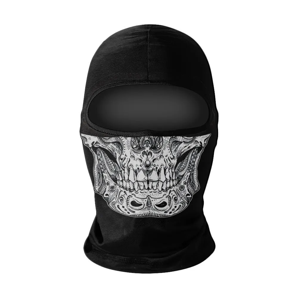 Motorcycle skull ice silk windproof sunscreen face mask in NK colour option