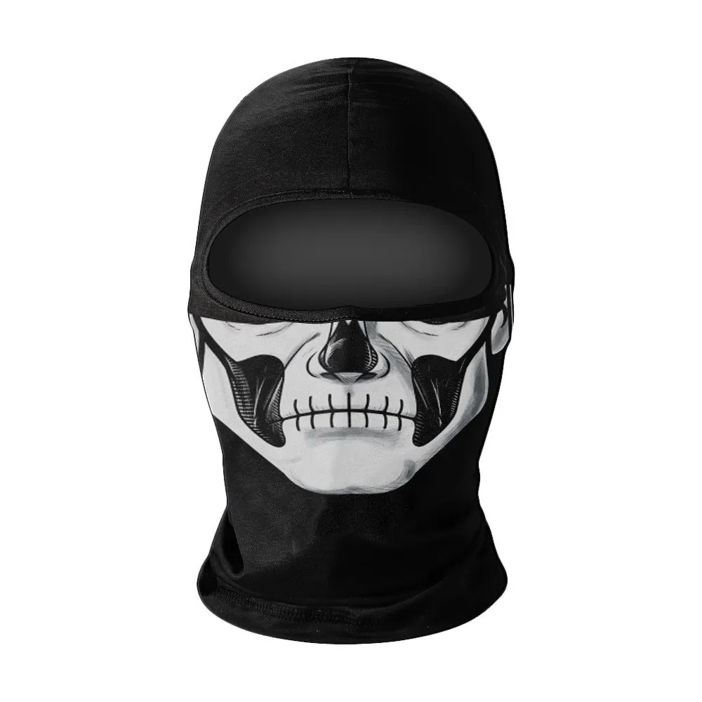 Motorcycle skull ice silk windproof sunscreen face mask in NK colour option
