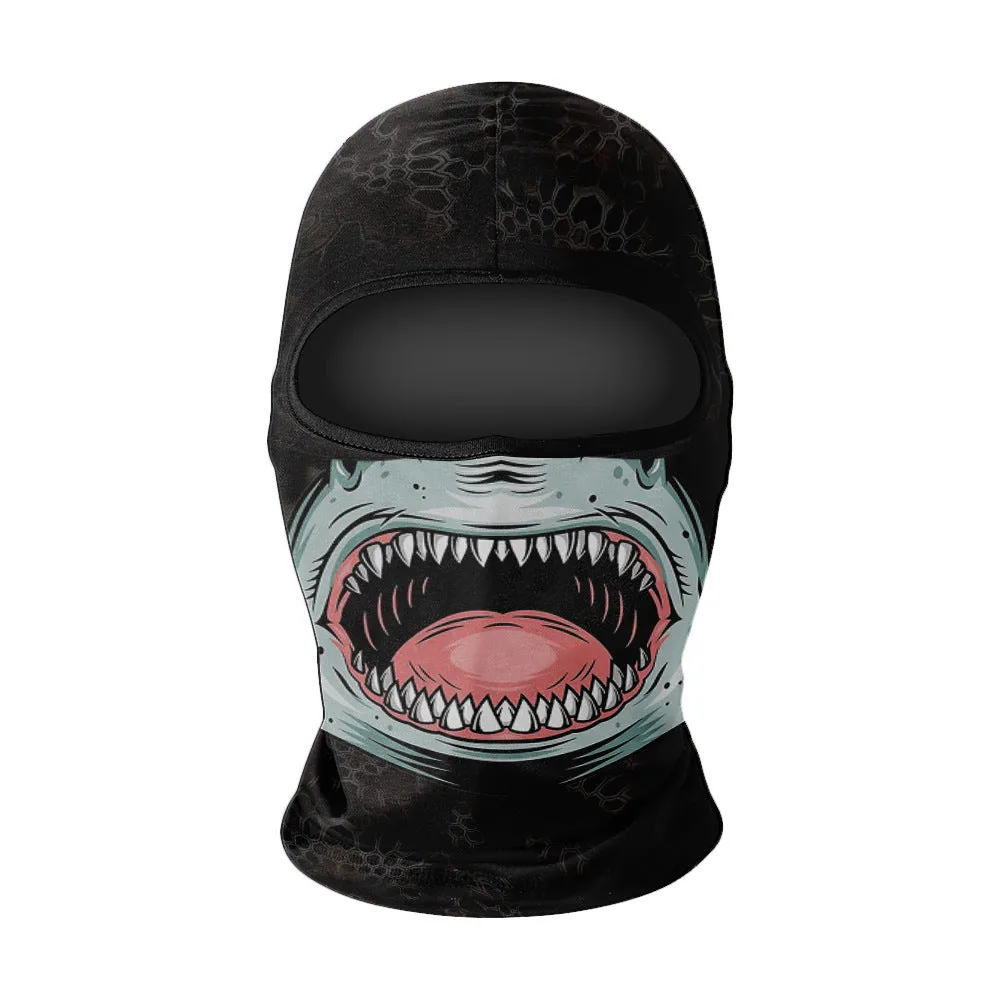 Motorcycle skull ice silk windproof sunscreen face mask in NK colour option