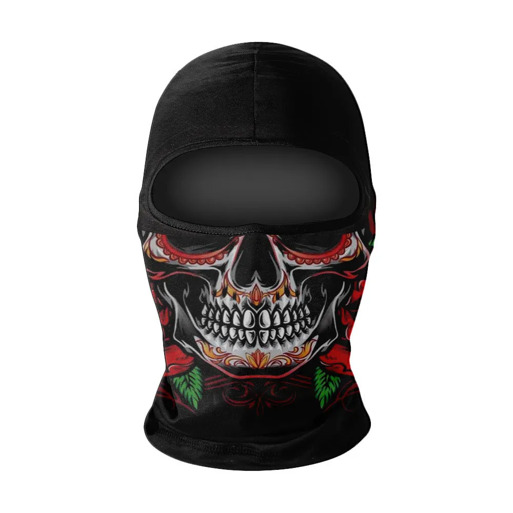 Motorcycle skull ice silk windproof sunscreen face mask in NK colour option