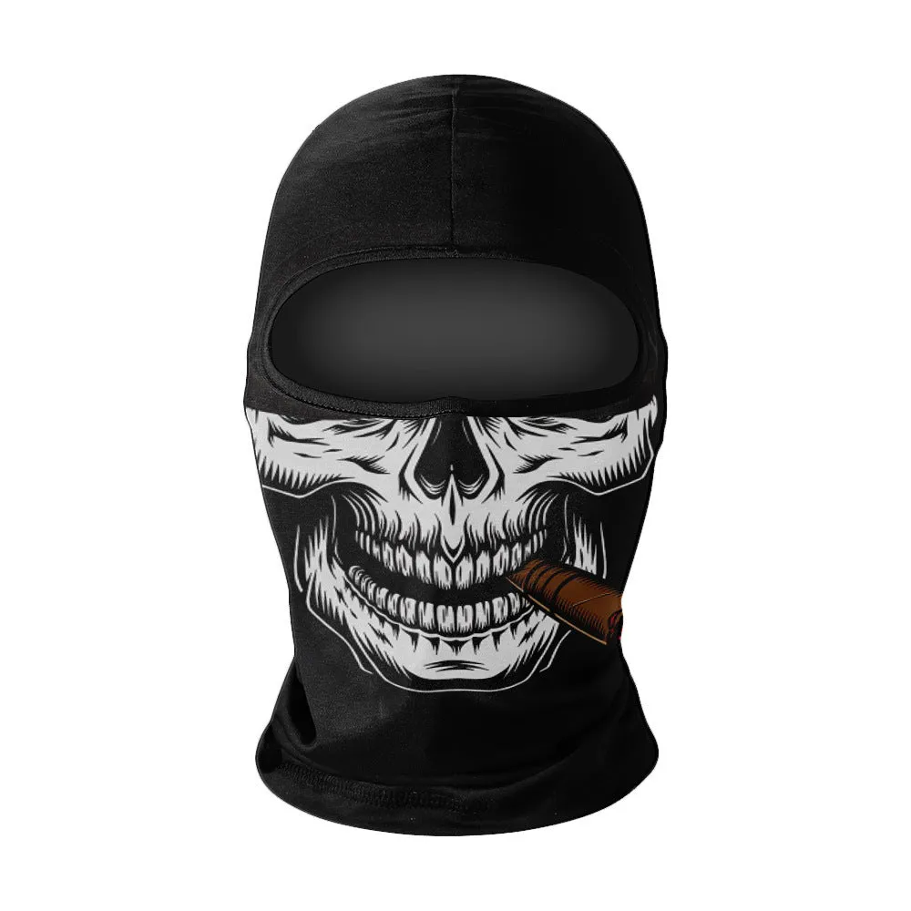 Motorcycle skull ice silk windproof sunscreen face mask in NK colour option