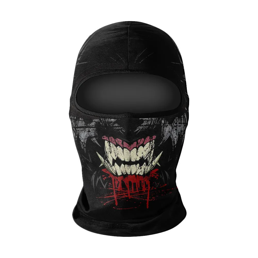 Motorcycle skull ice silk windproof sunscreen face mask in NK colour option