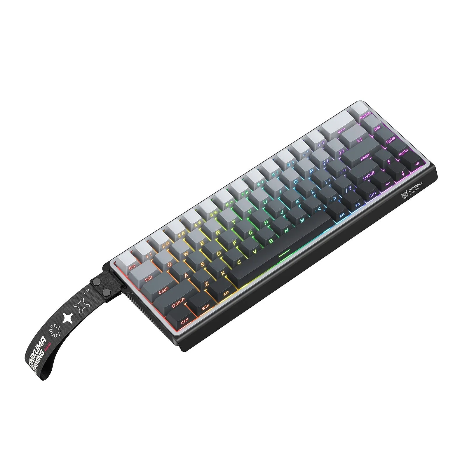 ONIKUMA G69 wired mechanical magnetic axis gaming keyboard, 87-key, black, RGB backlight, ABS body