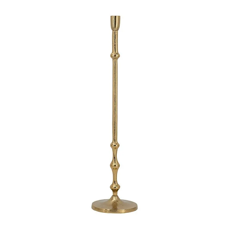 Handmade aluminium candlestick decoration for dining table candlelight dinner, three sizes available