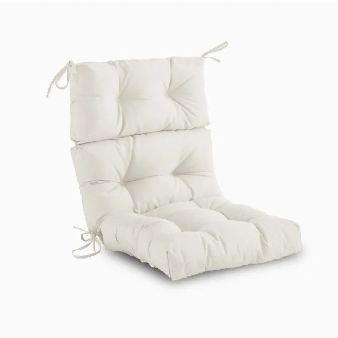 Outdoor 112x53cm hanging basket chair cushion in solid colour polyester with thickened fill