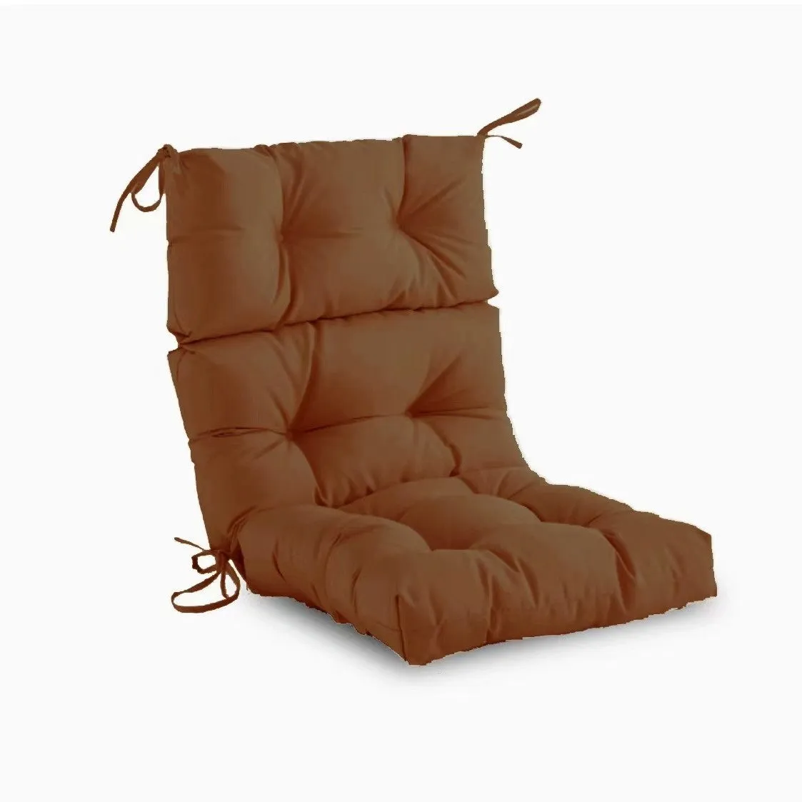 Outdoor 112x53cm hanging basket chair cushion in solid colour polyester with thickened fill