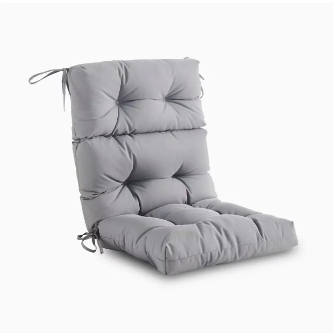 Outdoor 112x53cm hanging basket chair cushion in solid colour polyester with thickened fill