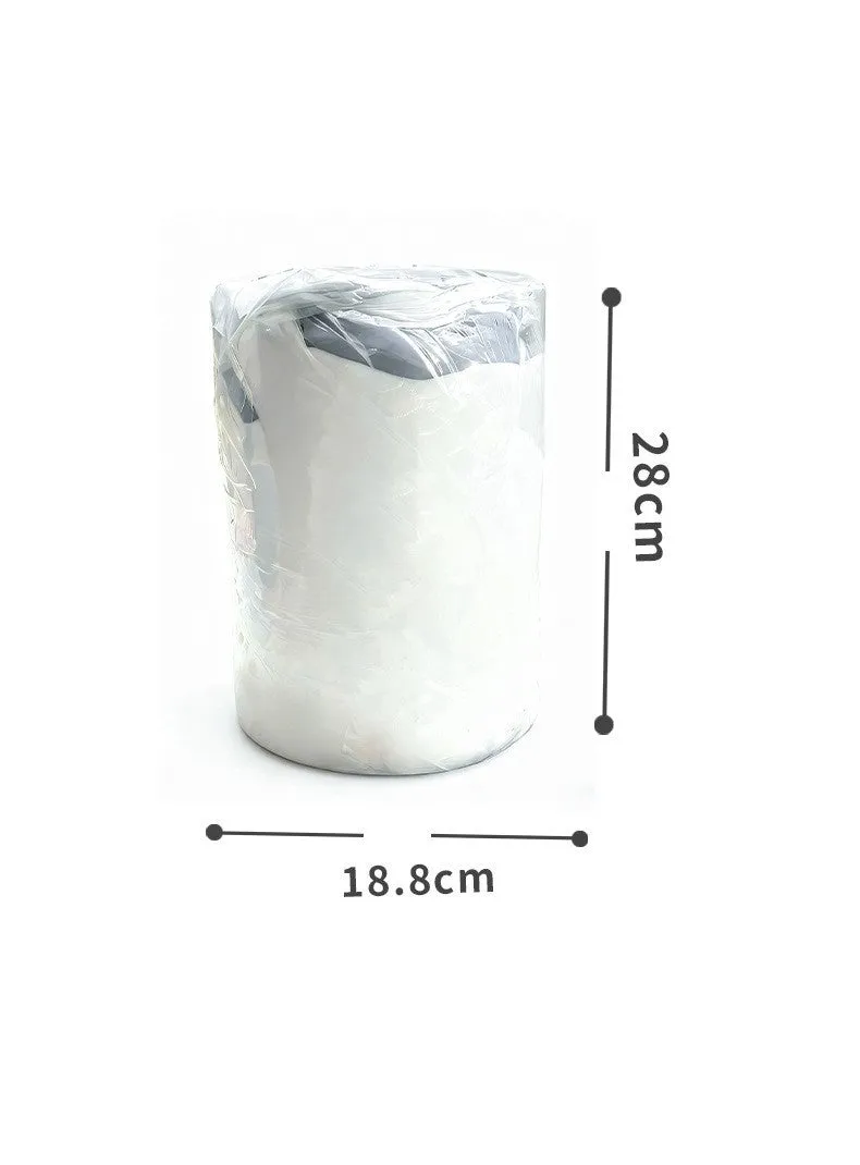 White and gray checkered triangle waist support pillow for pregnant women 50x50x30 cm soft sponge filled
