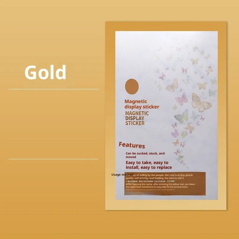 Magnetic PVC photo frame in rectangular American style for wall displays