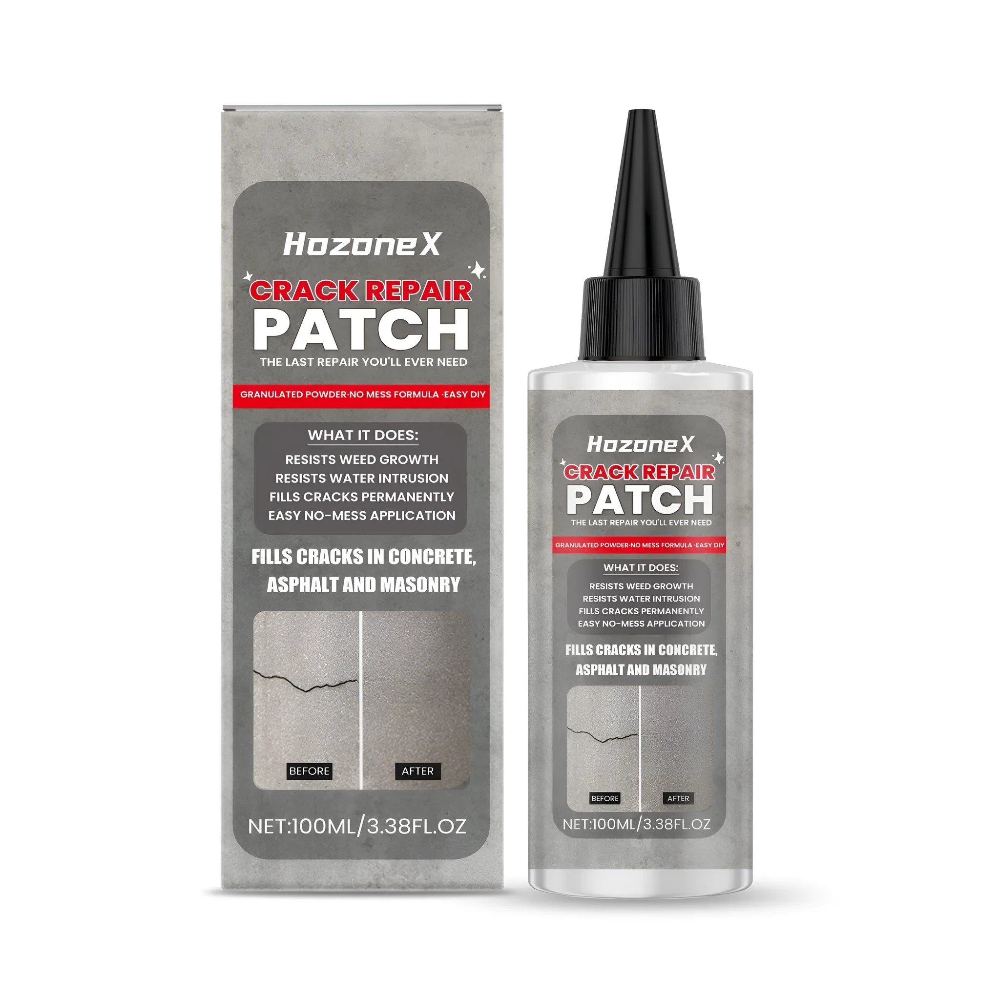 Crack Repair Patch crack repair agent 100ml polyurethane emulsion for concrete wall and floor cracks