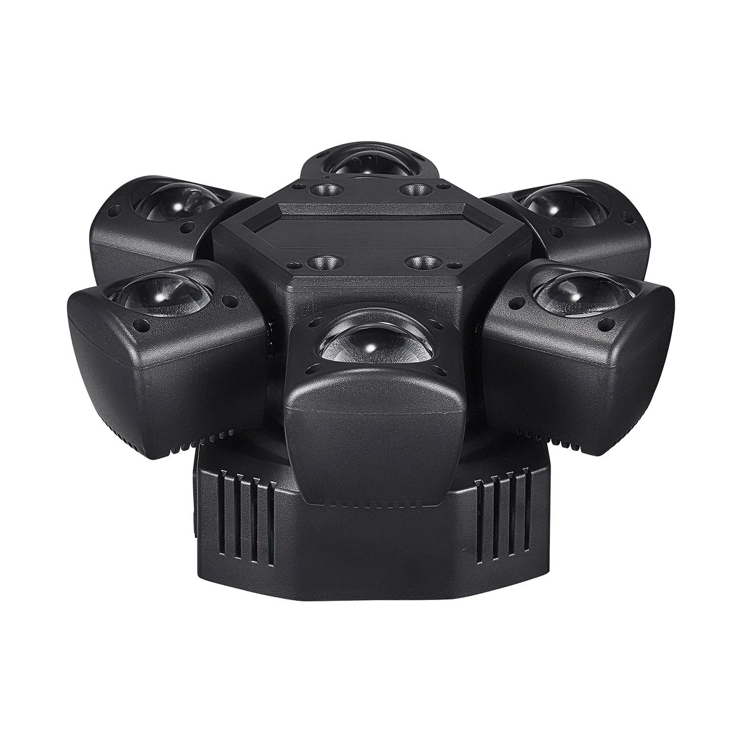 Black mini six-arm voice-controlled laser disco light for KTV and parties