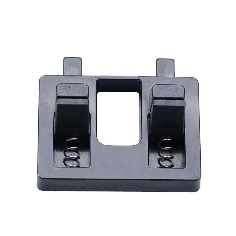 High rebound wire welding fixer made of thick plastic with non-slip surface and double card slots for holding two wires