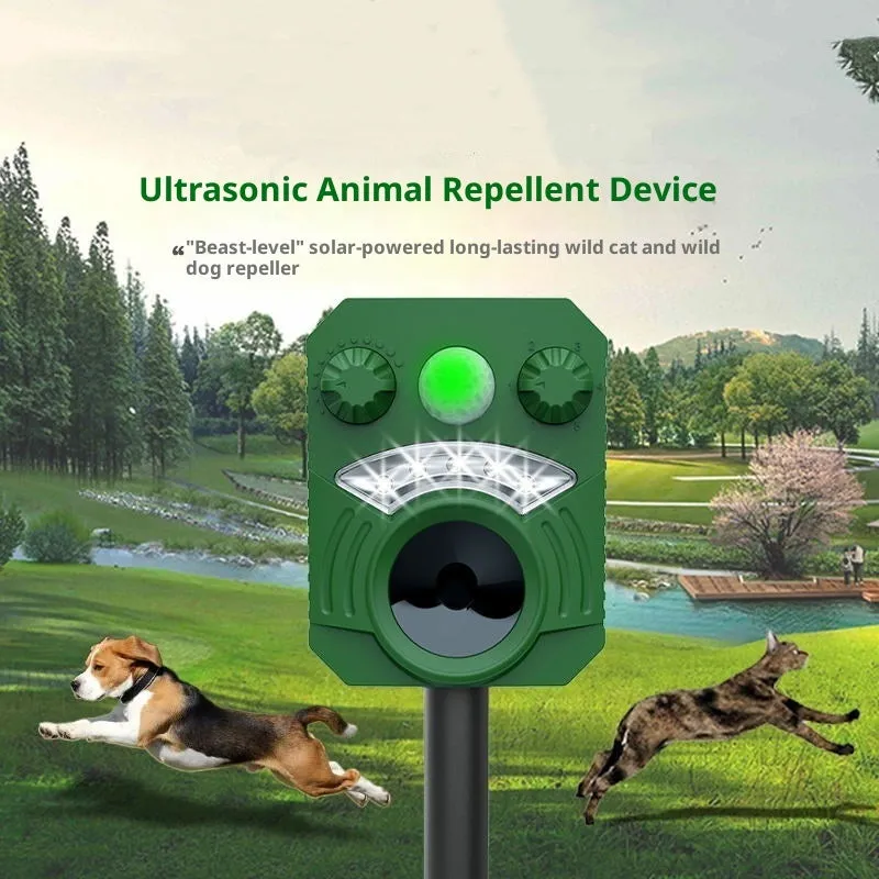 AR33 Outdoor Ultrasonic Animal Repeller for general pest deterrence, standard specification, colour AR33