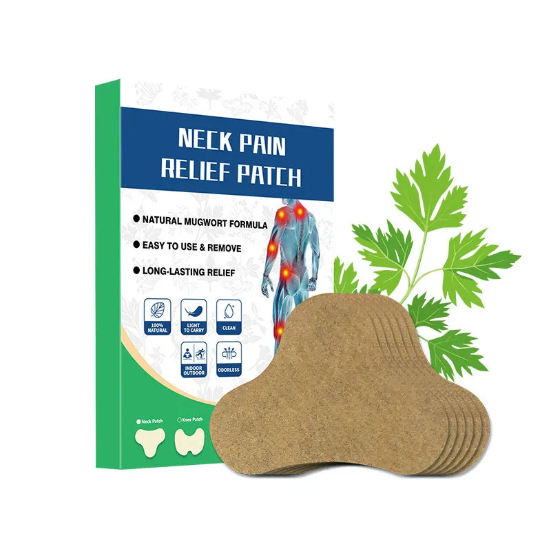 English stretch cervical sticker and knee plaster 12-pack non-woven fabric health massage patches