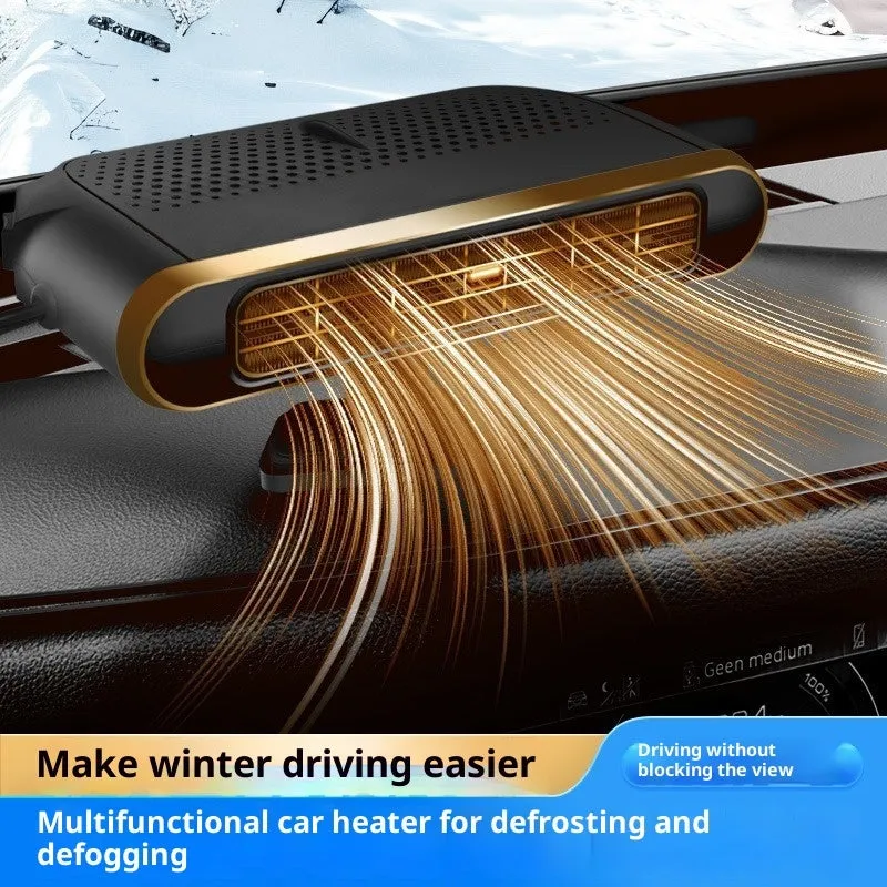 New Car High-power Defogging Defroster TY-102 120W ABS black gold 12V