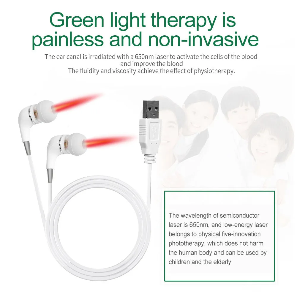 USB semiconductor 650nm meatus acusticus laser illuminator with ABS housing