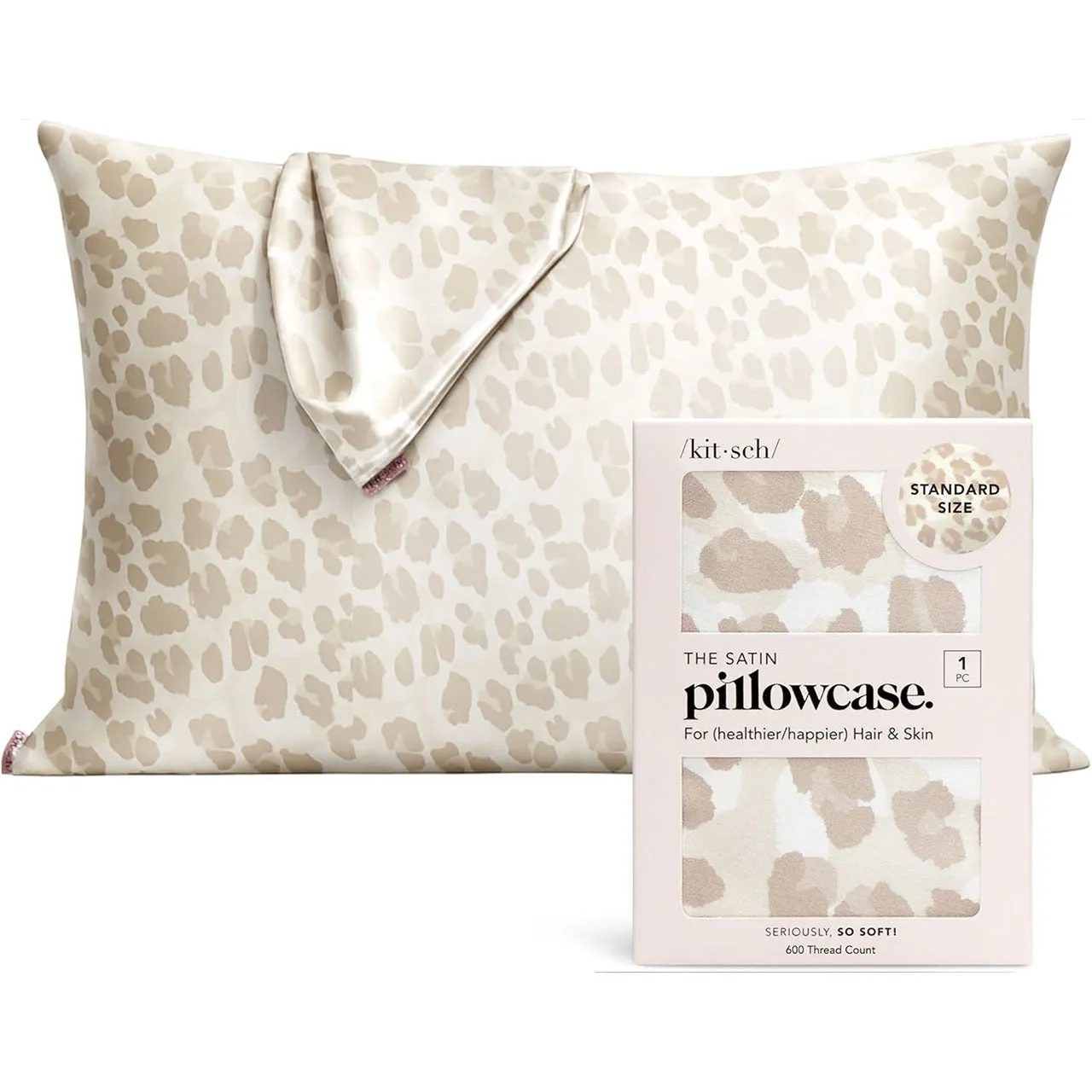 Polyester fibre zipper pillowcase silky 60 thread count 50.8x66cm standard pillow case