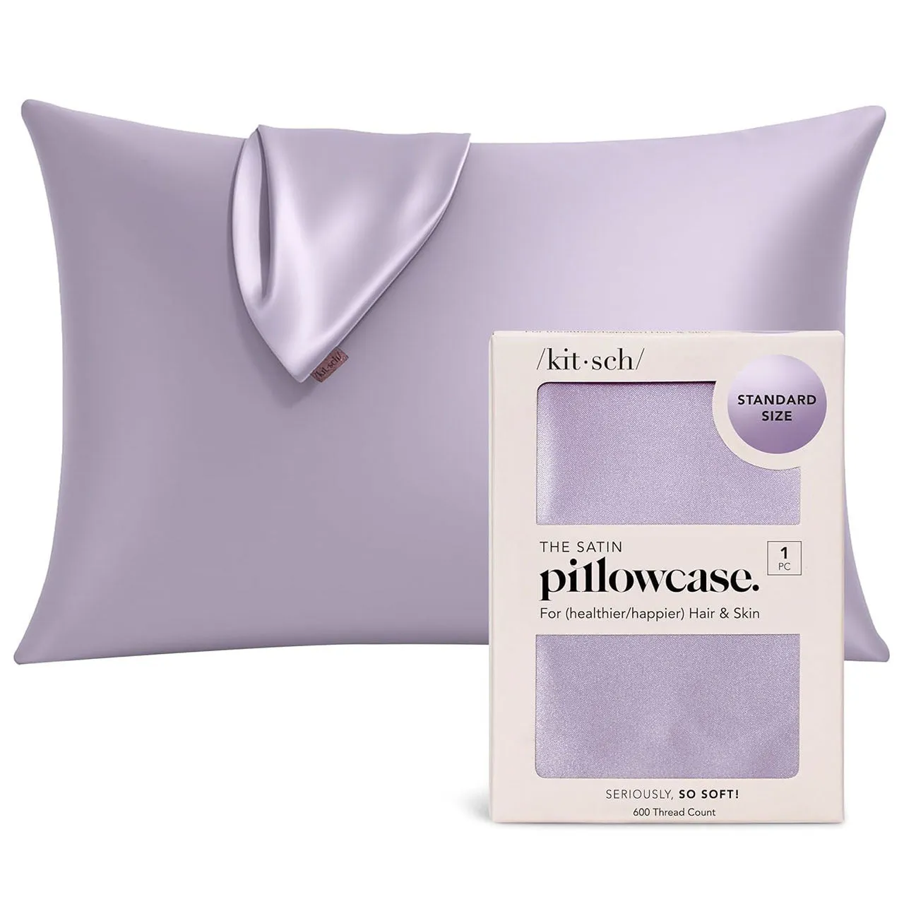 Polyester fibre zipper pillowcase silky 60 thread count 50.8x66cm standard pillow case