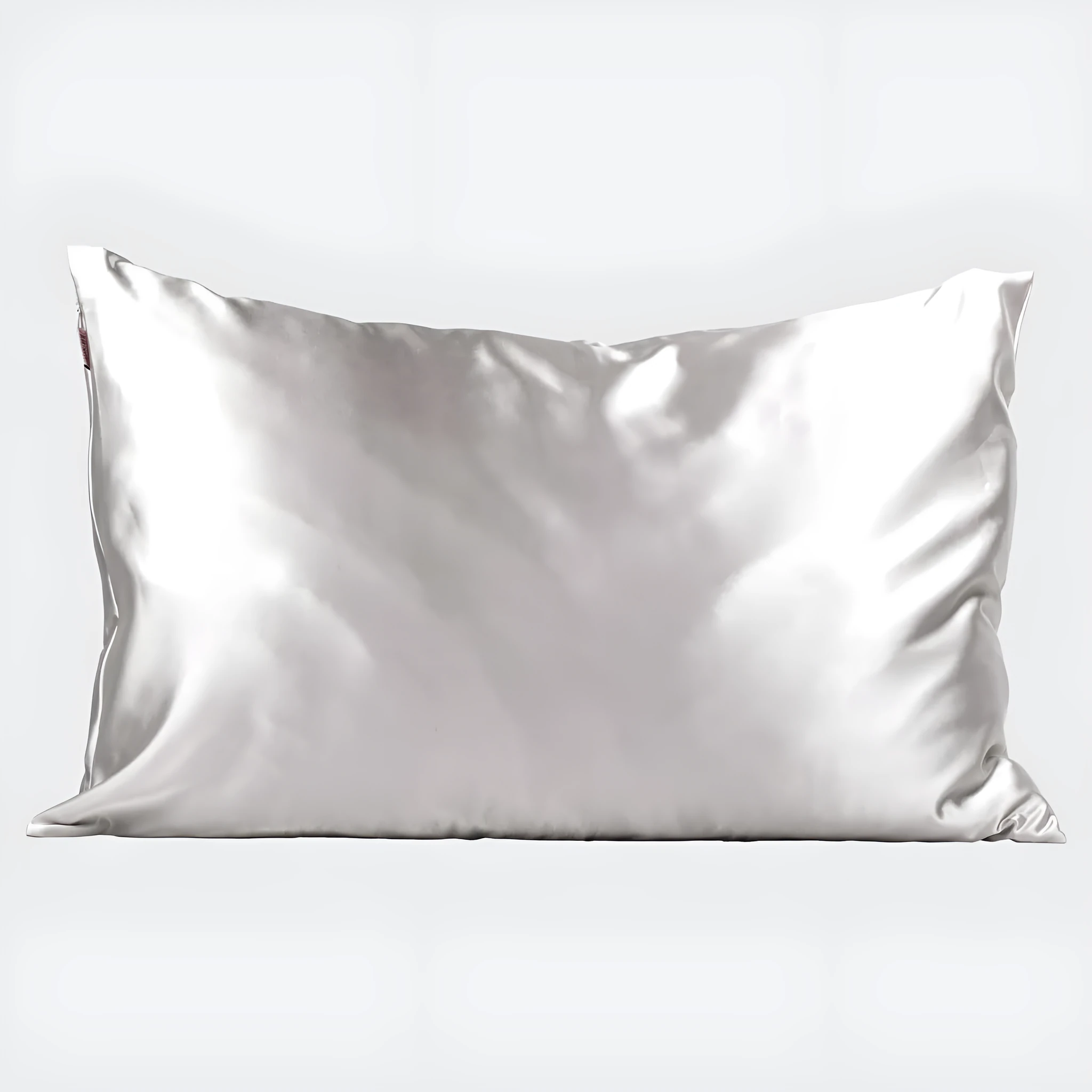 Polyester fibre zipper pillowcase silky 60 thread count 50.8x66cm standard pillow case