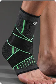 Sports ankle support brace in black, green or orange for basketball running mountaineering