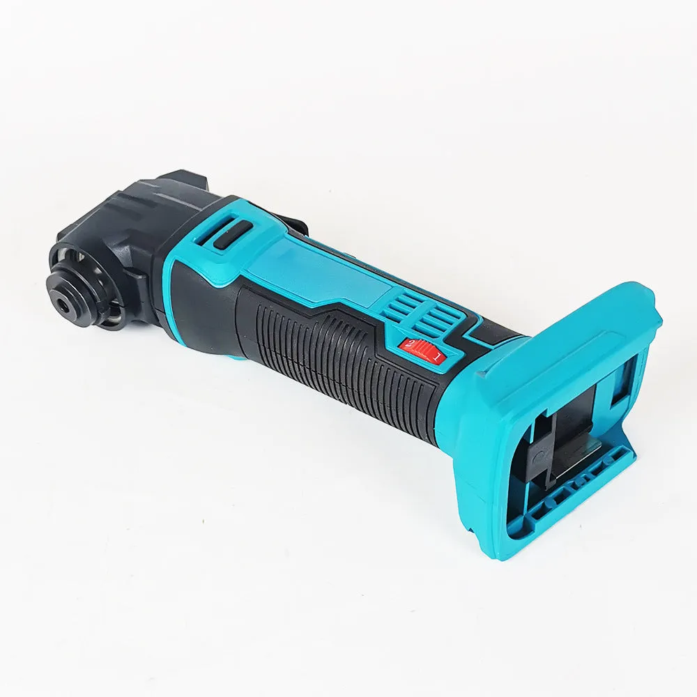 Rechargeable lithium battery garden trimmer with metal construction and plastic accessory box