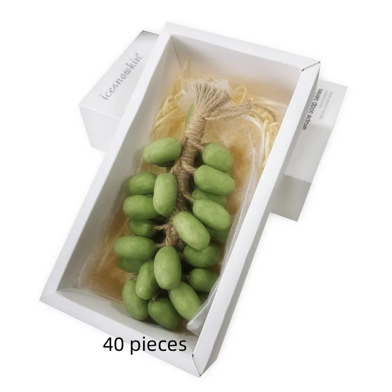 Handmade grape cleansing soap bar with nourishing and oil controlling properties, 120g size