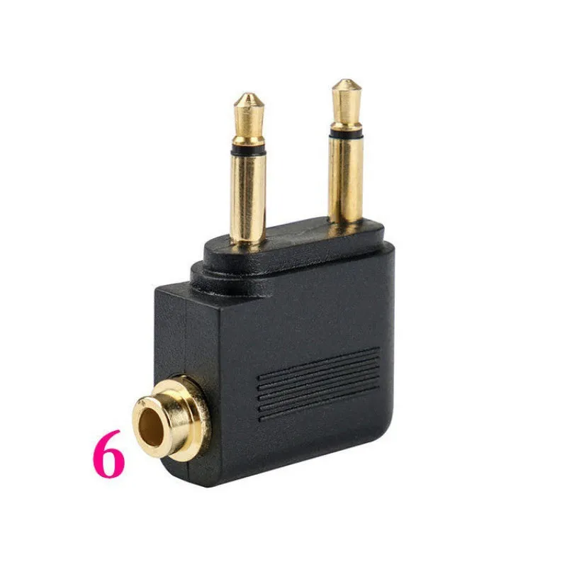 Black Bluetooth 5.4 audio adapter with a 3.5mm plug for wireless streaming to speakers and headphones.