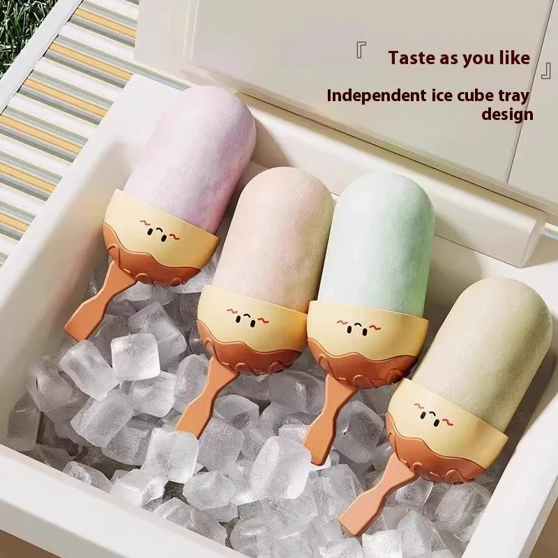 Plastic octopus balls ice cream mould for homemade frozen desserts