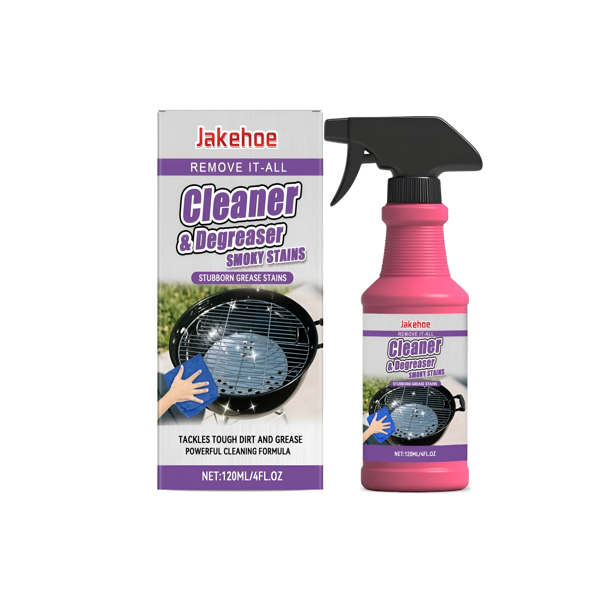 120ml bottle of barbecue grill rack cleaning agent liquid degreaser