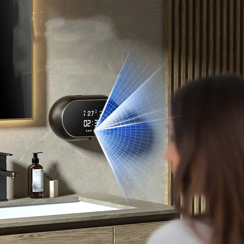 Automatic wall mounted soap dispenser with USB cable and 500ml reservoir