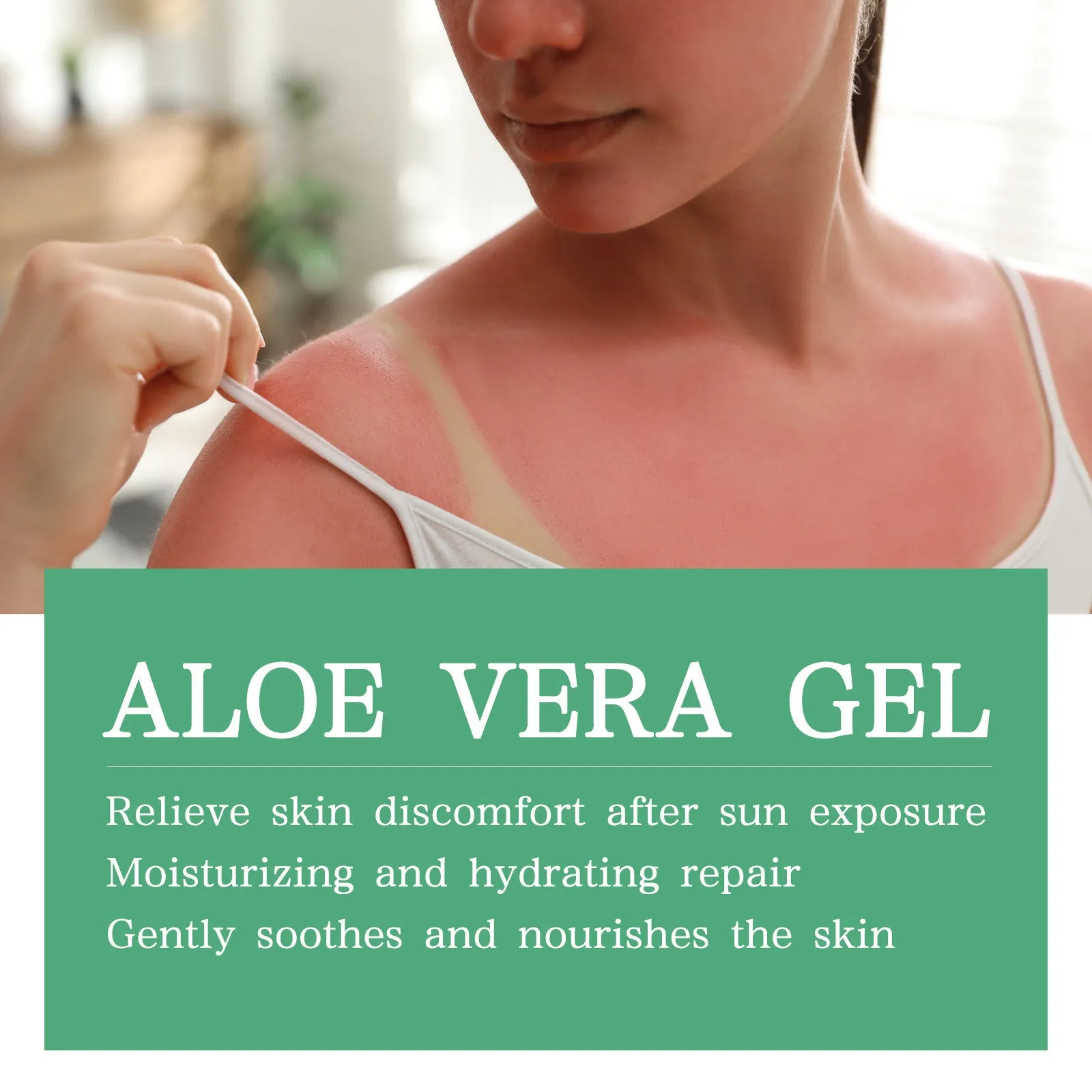 Tanning cream and aloe vera gel after sun repair combination set in 50g or 100g sizes
