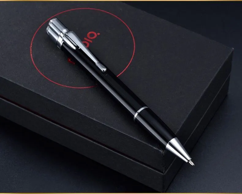 Slim metal refillable jet pen lighter with windproof flame in choice of six colours