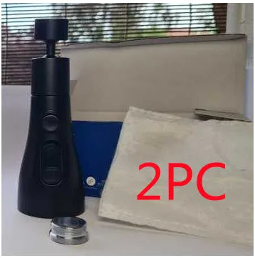 Universal pressurised kitchen faucet sprayer with rotating head and three water mode settings