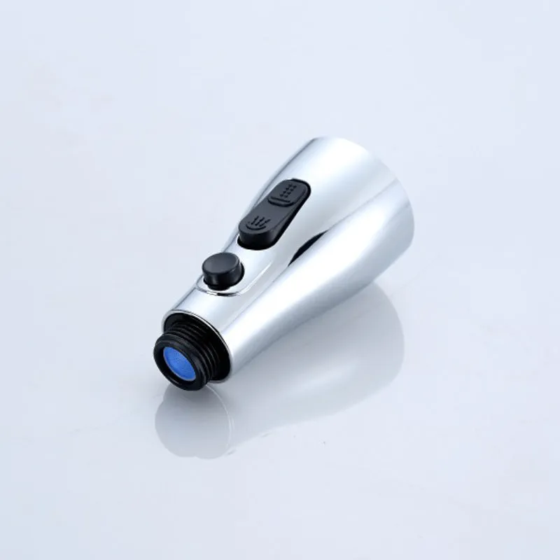 Universal pressurised kitchen faucet sprayer with rotating head and three water mode settings