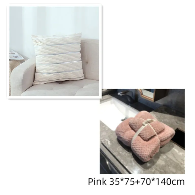 Soft striped velvet pillow cover for a sofa cushion in silver grey colour, shown on a chair.